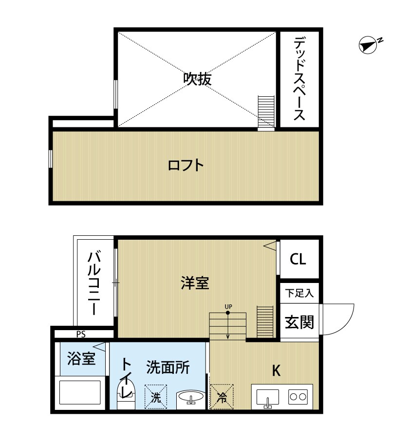 フルハウス尼崎の物件間取画像