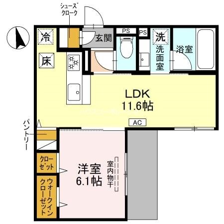 VIVRE立花の物件間取画像