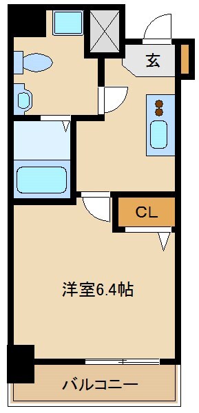 NEW尼崎（エヌイーワールド尼崎）の物件間取画像