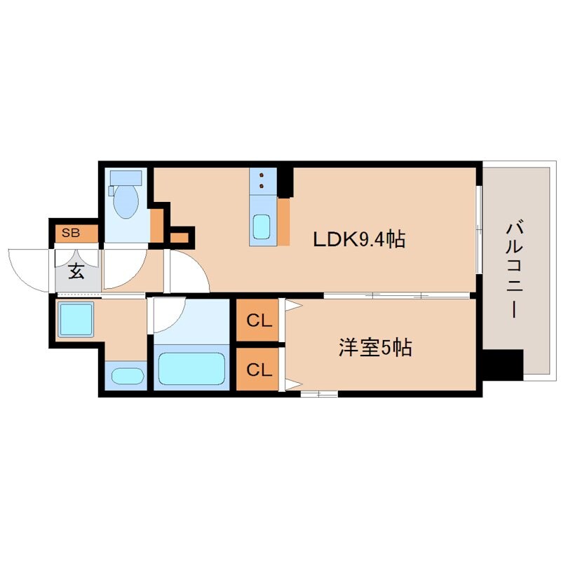 尼崎駅 徒歩10分 6階の物件間取画像