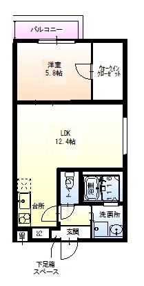 フジパレス武庫川駅東3番館の物件間取画像