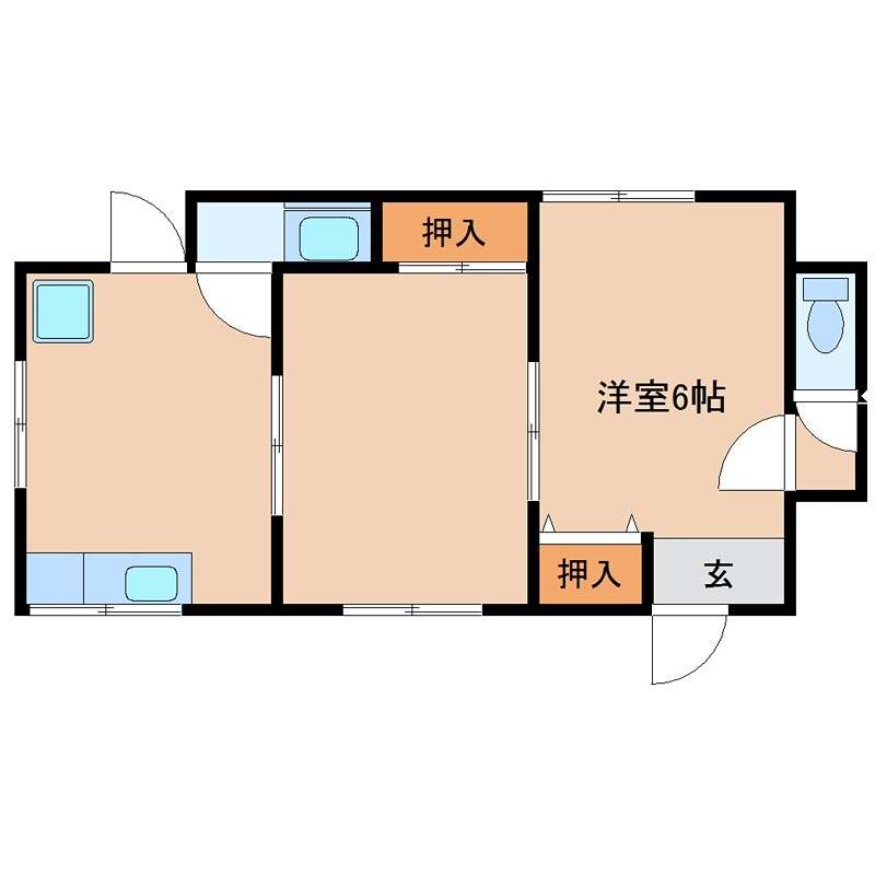 白鹿荘の物件間取画像