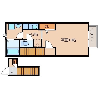 メゾンアルモニーの物件間取画像