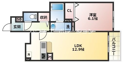 メゾン・デ・クールの物件間取画像