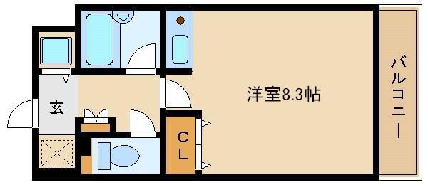 プライムコート武庫之荘の物件間取画像