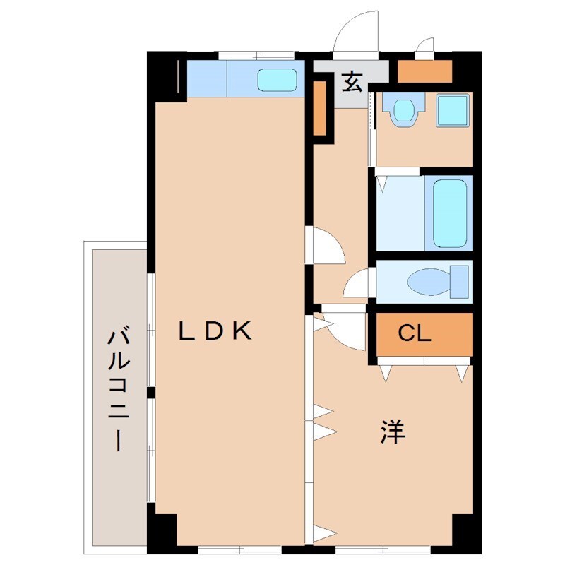 尼崎駅 徒歩5分 10階の物件間取画像