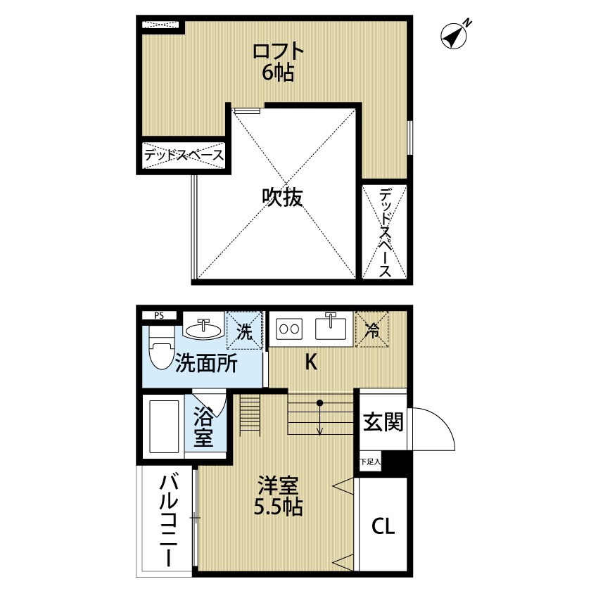 杭瀬駅 徒歩7分 1階の物件間取画像