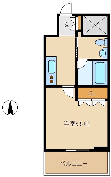 ベルファース尼崎の物件間取画像