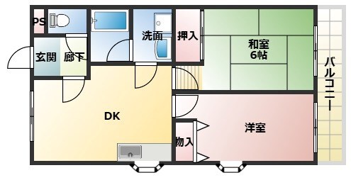 カーサフナハラの物件間取画像