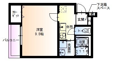 フジパレス立花駅南1番館の物件間取画像