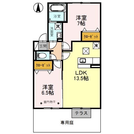 ロイヤルハイムの物件間取画像