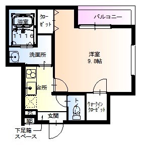 フジパレス西立花6番館の物件間取画像