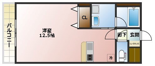 エクシージュ武庫川の物件間取画像