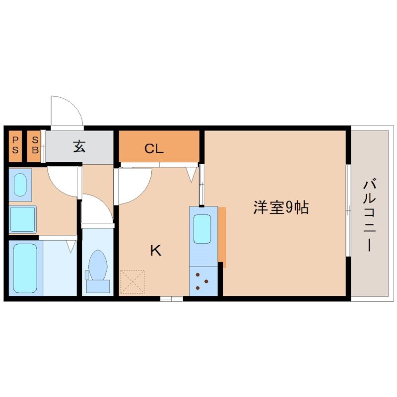 尼崎センタープール前駅 徒歩6分 1階の物件間取画像