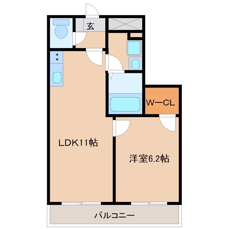 アリアンナ武庫之荘の物件間取画像