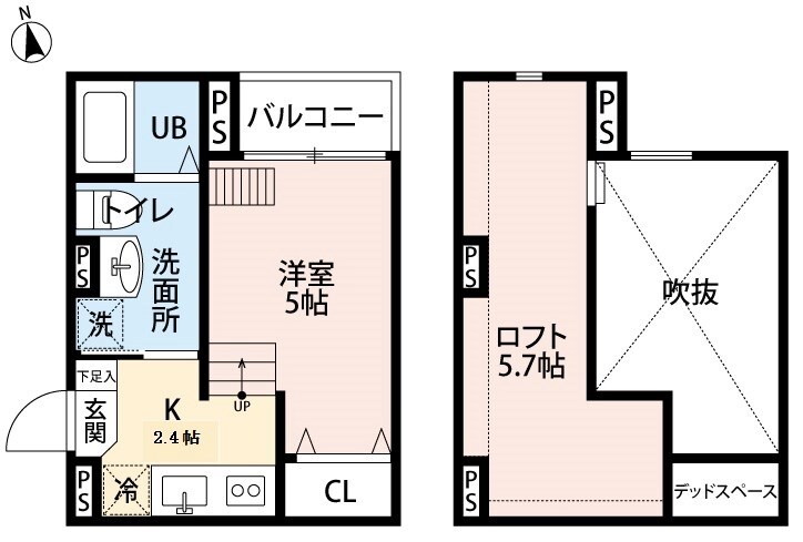 グラーネ立花の物件間取画像