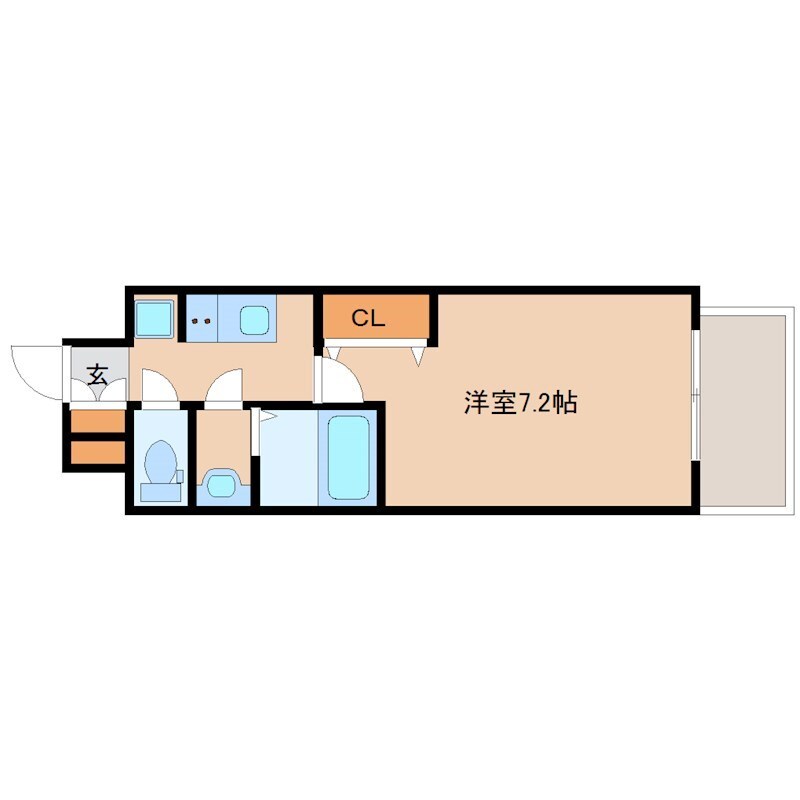 尼崎駅 徒歩9分 4階の物件間取画像