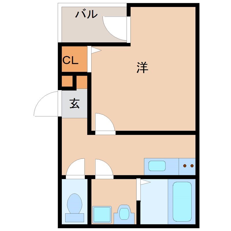 ノイヴェル西本町の物件間取画像