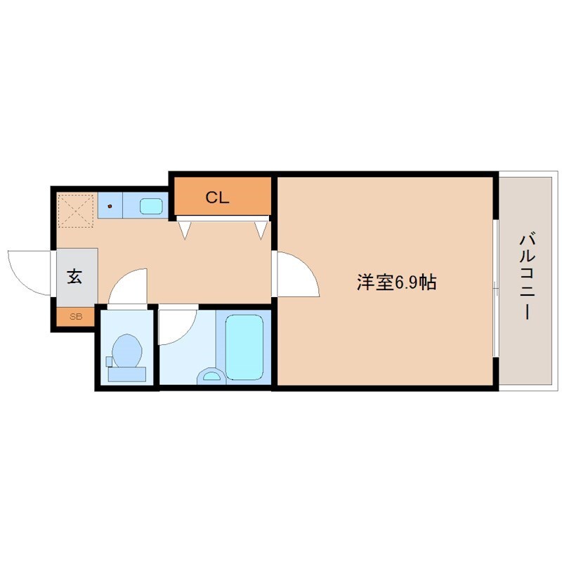 サンプラザ塚口の物件間取画像