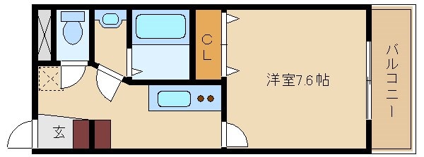 フラミンガム武庫之荘の物件間取画像