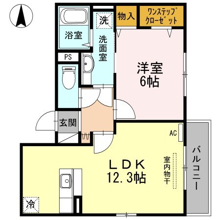 フローリッシュの物件間取画像