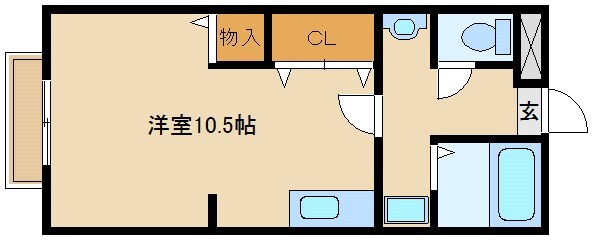 東園田イーストハイツの物件間取画像