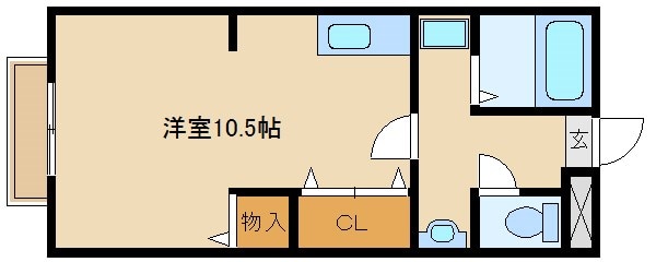 東園田イーストハイツの物件間取画像