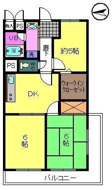 プランドール武庫の物件間取画像