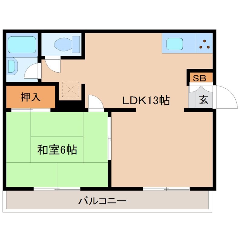 尼崎駅 徒歩22分 1階の物件間取画像