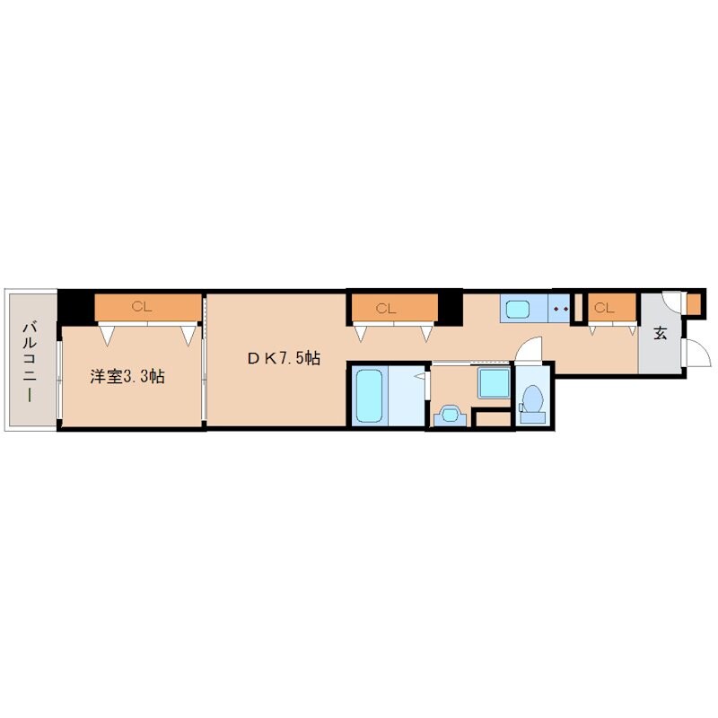 尼崎駅 徒歩2分 1階の物件間取画像