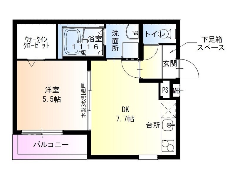 武庫之荘駅 徒歩9分 1階の物件間取画像