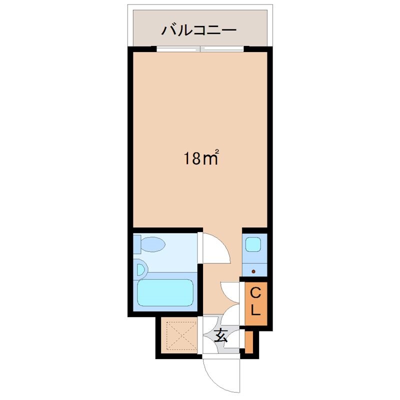 キューブ塚口の物件間取画像