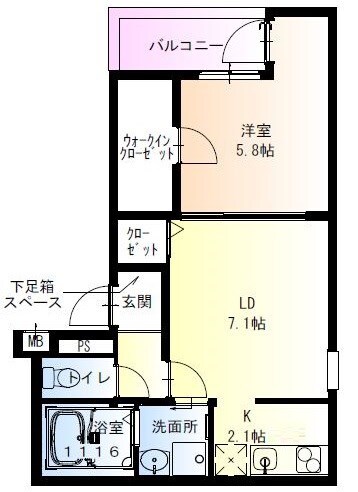 フジパレス尼崎ガーデン5番館の物件間取画像