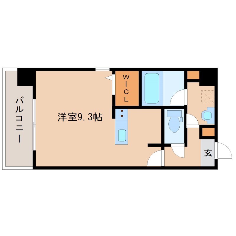 大物駅 徒歩9分 4階の物件間取画像