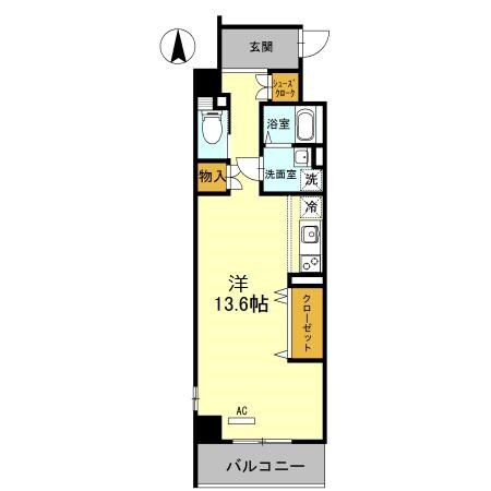 園田駅 徒歩9分 5階の物件間取画像