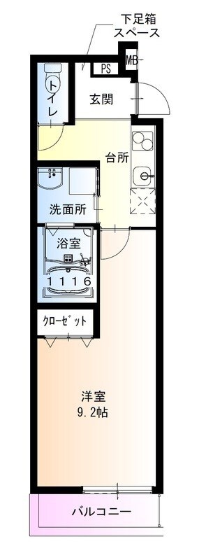 フジパレスＪＲ塚口駅東の物件間取画像