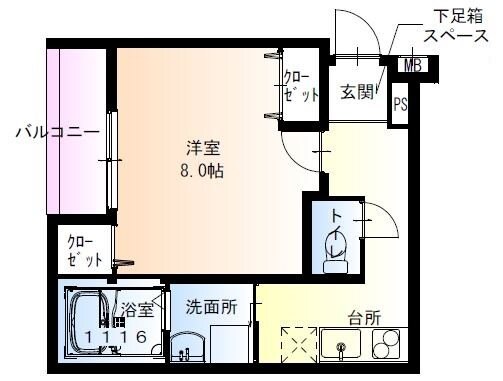 尼崎駅 徒歩11分 1階の物件間取画像