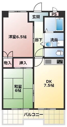 物件間取画像