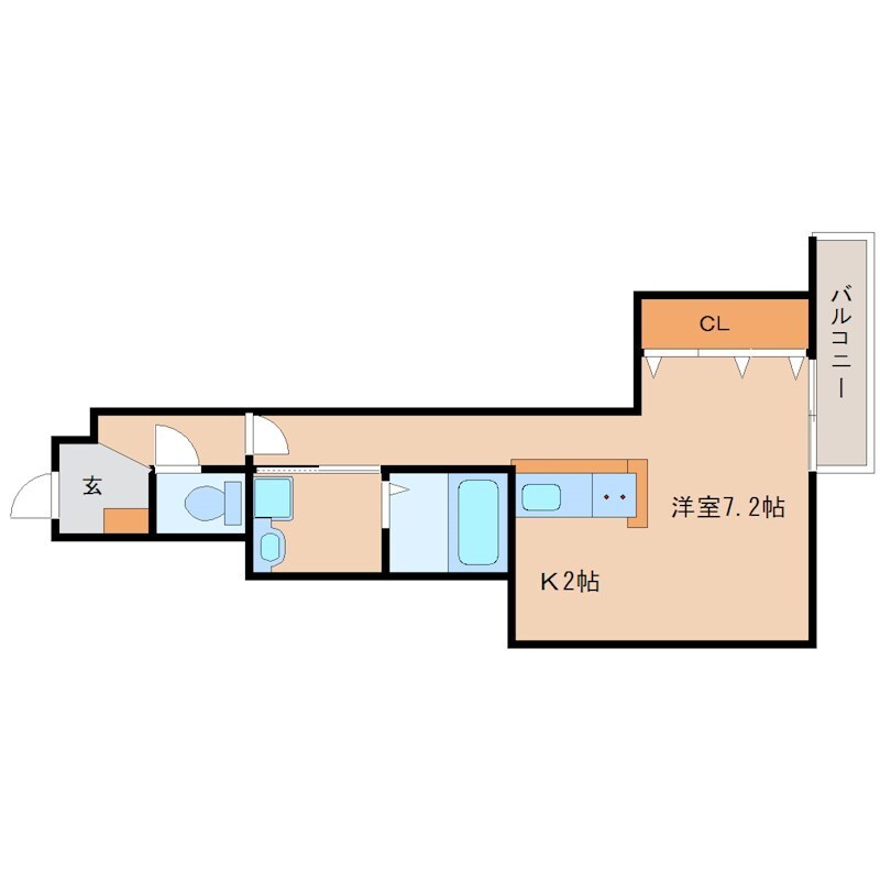 ソレイユ塚口の物件間取画像