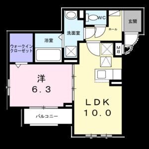 杭瀬駅 徒歩11分 2階の物件間取画像