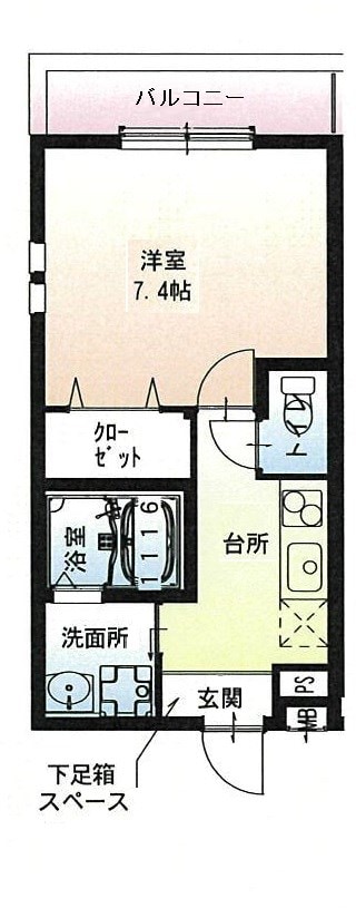 フジパレス尼崎ガーデン2番館の物件間取画像