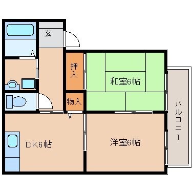 カサグランデ21の物件間取画像