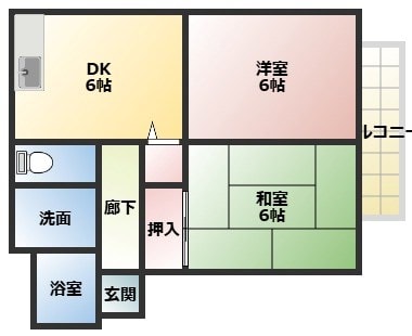 カサグランデ21の物件間取画像