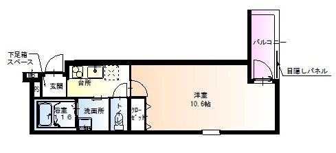 フジパレス園田6番館の物件間取画像