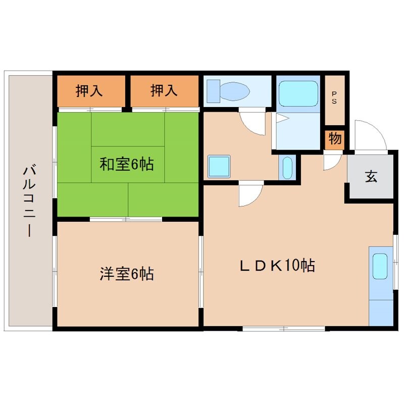 マンション松川の物件間取画像