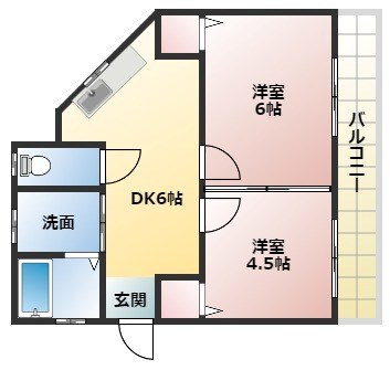 篠原ハイツの物件間取画像