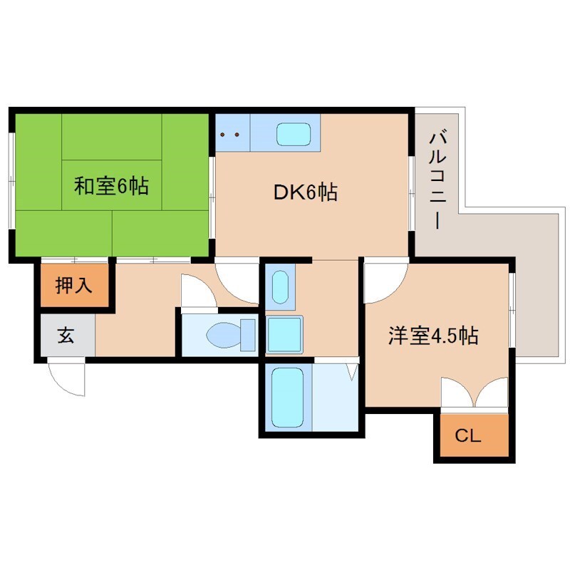 メゾンフジの物件間取画像