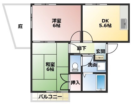 エトワールハイム立花の物件間取画像