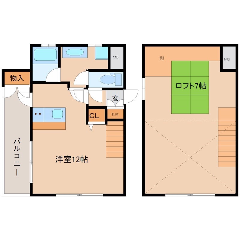 アミン塚口の物件間取画像