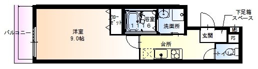 フジパレス東園田ノースの物件間取画像